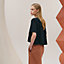"Les Clefs" cropped t-shirt, View: Worn, worn, view 2 of 3