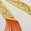 Les Cles a Pois leather fringes Twilly, View: Detail, detail, view 2 of 2