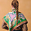 Les Eperons double face scarf 90, View: Worn, worn, view 1 of 6