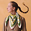 Les Eperons double face scarf 90, View: Worn, worn, view 3 of 6