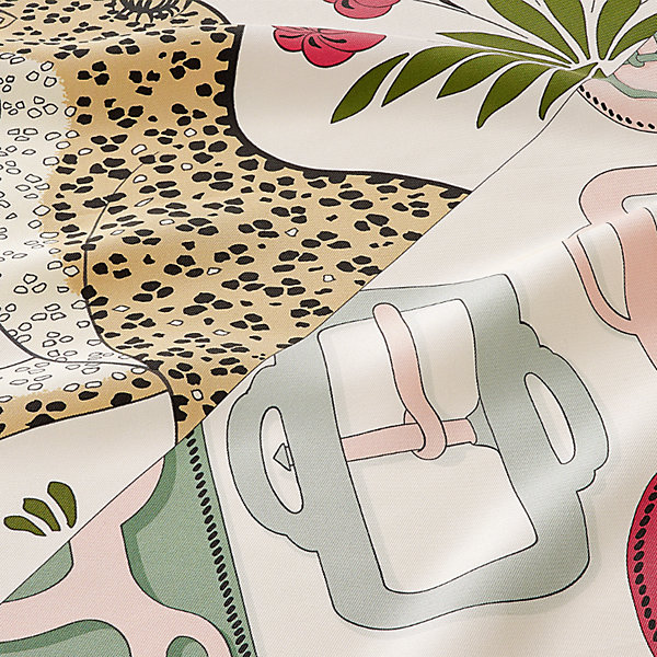 Les leopards modernes wash scarf 90 Clearance