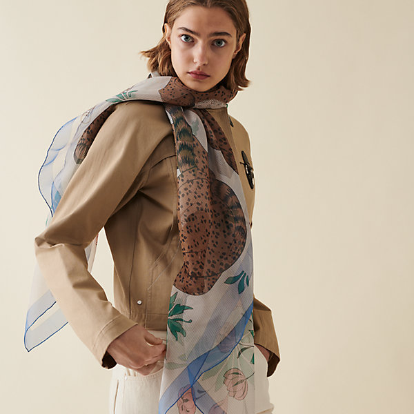 hermes leopard scarf