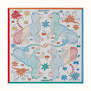 leopard hermes scarf