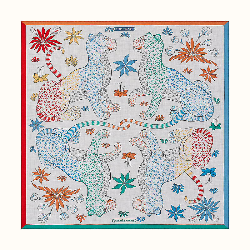 hermes animal print scarf