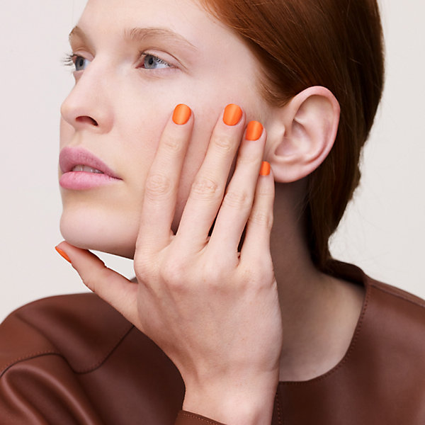 Les Mains Hermes Nail Enamel Orange Boite Hermes Usa