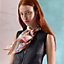 Les Mustangs Marble Silk scarf 90, View: Worn, worn, view 1 of 3
