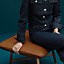 Les Necessaires d'Hermès "carre d'assise" low stool, high model 65, View: Worn, worn, view 3 of 3