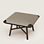 Les Necessaires d'Hermès "carre d'assise" low stool, high model 65, View: Worn, worn, view 1 of 3