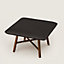 Les Necessaires d'Hermès "carre d'assise" low stool, high model 65, View: Worn, worn, view 1 of 3