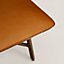 Les Necessaires d'Hermès "carre d'assise" low stool, high model 65, View: Worn, worn, view 2 of 4