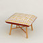 Les Necessaires d'Hermès "carre d'assise" low stool, high model 65, View: front, front, view 1 of 2