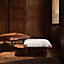 Les Necessaires d'Hermès "carre d'assise" low stool, high model 85, View: Worn, worn, view 4 of 4