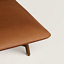 View: Worn, Les Necessaires d'Hermès "carre d'assise" low stool, medium model