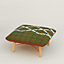 Les Necessaires d'Hermès "carre d'assise" low stool, medium model 65, View: front, front, view 1 of 2
