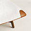 Les Necessaires d'Hermès "carre d'assise" low stool, medium model 85, View: Worn, worn, view 3 of 4