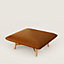 Les Necessaires d'Hermès "carre d'assise" low stool, medium model 85, View: Worn, worn, view 1 of 3