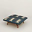 Les Necessaires d'Hermès "carre d'assise" low stool, medium model 85, View: front, front, view 1 of 2