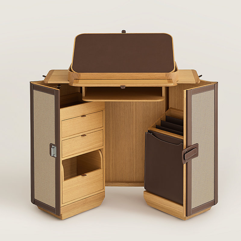 Desk Accessories Set Gift for Men, Wood Office Desk Organizer, New