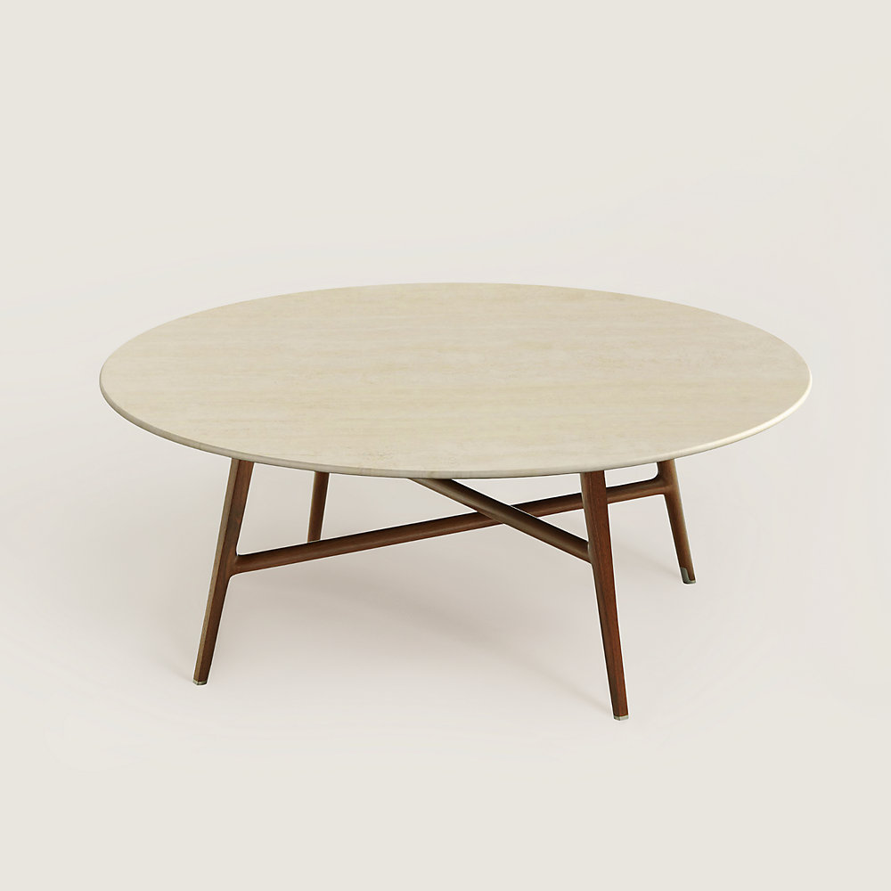 Les Necessaires d'Hermès satellite coffee table, medium model | Hermès USA