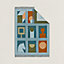Les Objets du Faubourg blanket, View: Back, back, view 3 of 5
