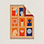 Les Objets du Faubourg blanket, View: Back, back, view 3 of 5