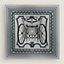 Les Roues de Phaeton Bandana shawl 140, View: Flat, flat, view 1 of 3