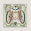 Les Roues de Phaeton scarf 70, View: front, front, view 1 of 3