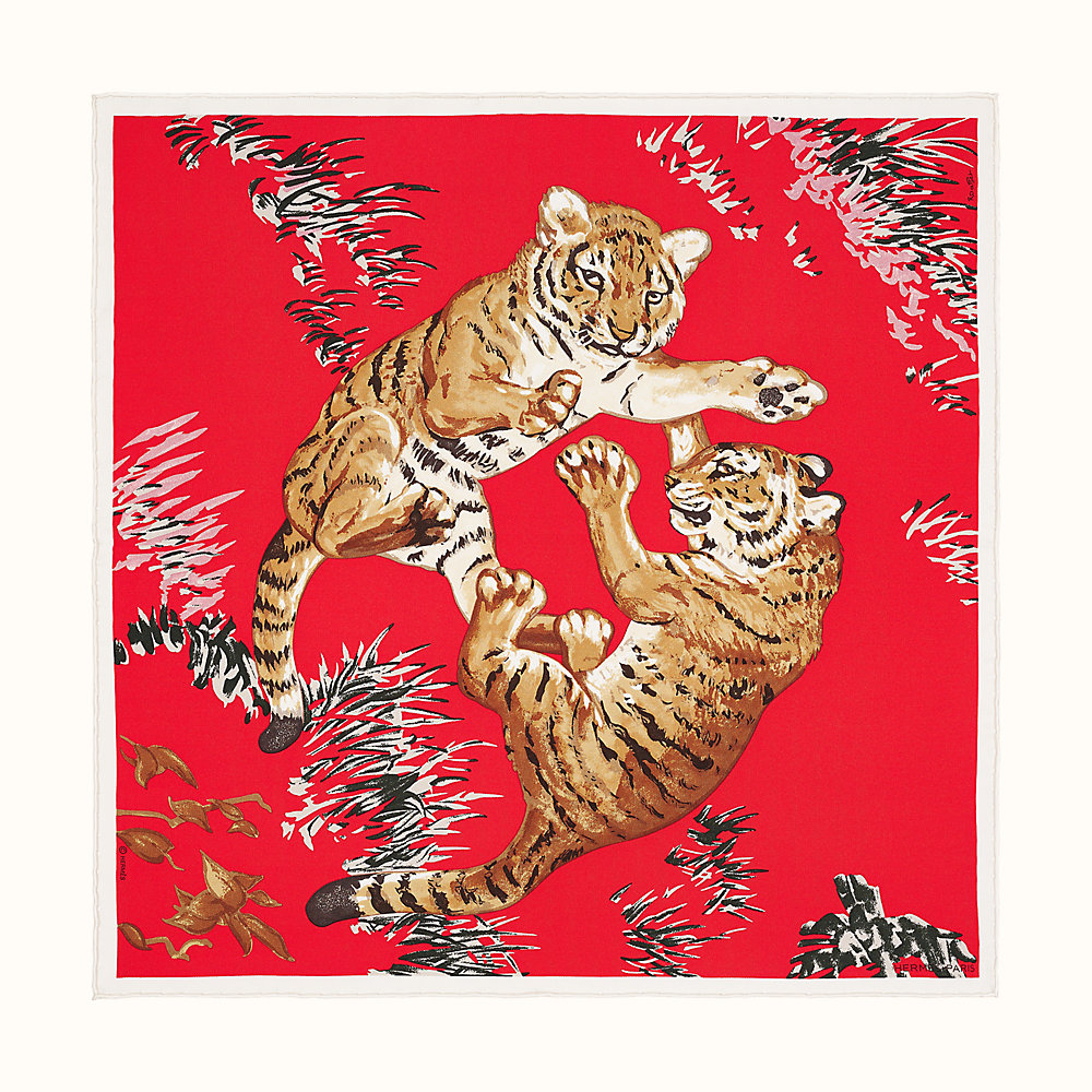 tiger hermes scarf