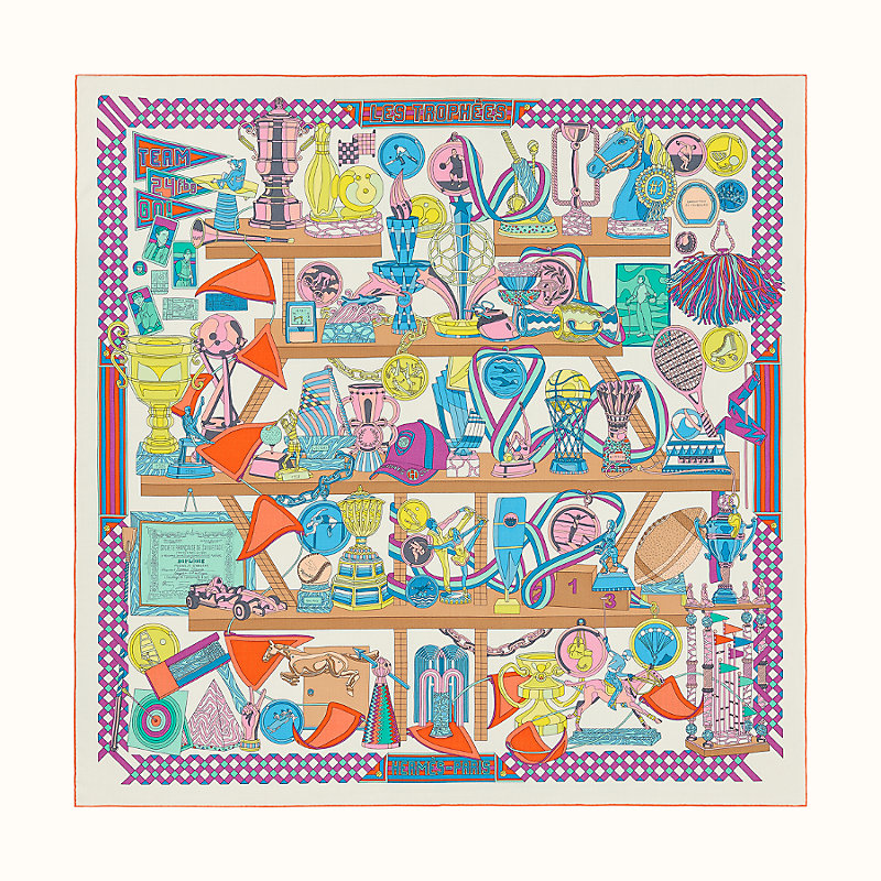 hermes les trophees scarf