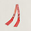 Les Voitures Nouvelles leather fringes Twilly, View: Flat, flat, view 2 of 3
