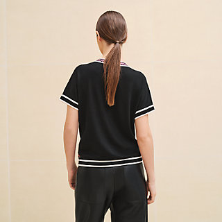 希少♪【HERMES】 Tシャツ\"Lettres Equestres\" cropped t-shirt Lettres Equestres