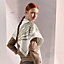Libre Comme Pegase embroidered scarf 90, View: Worn, worn, view 3 of 5