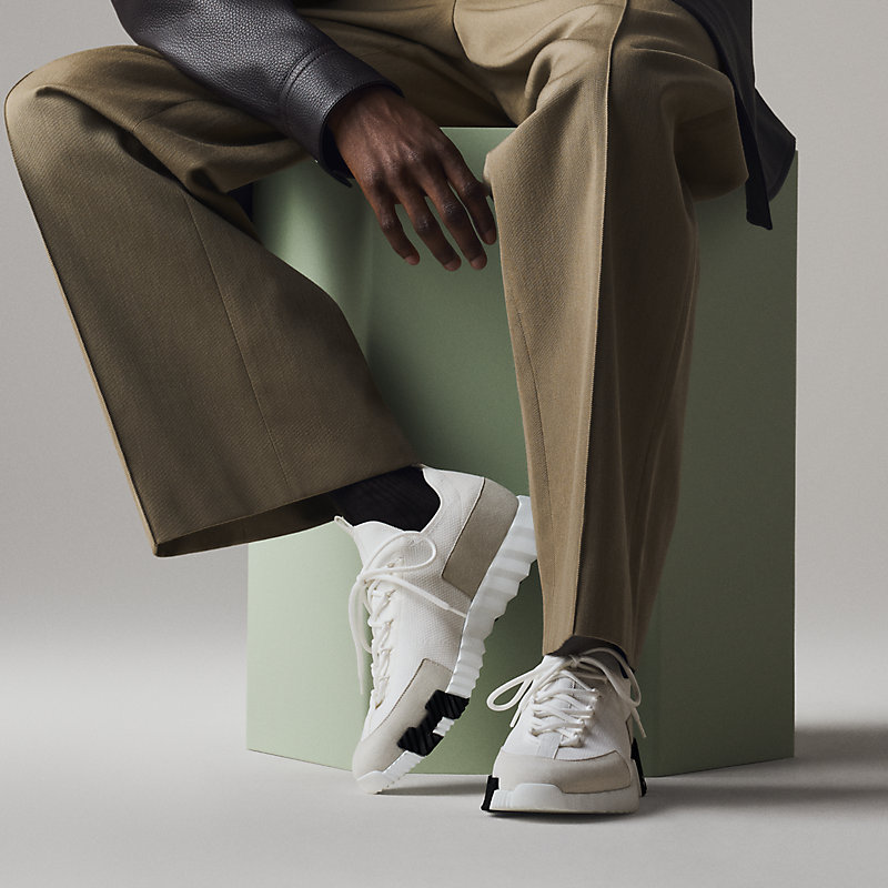 スタイリッシュに導く＋【HERMES】Lift Slip On スニーカー Lift slip-on sneaker | Hermès UK