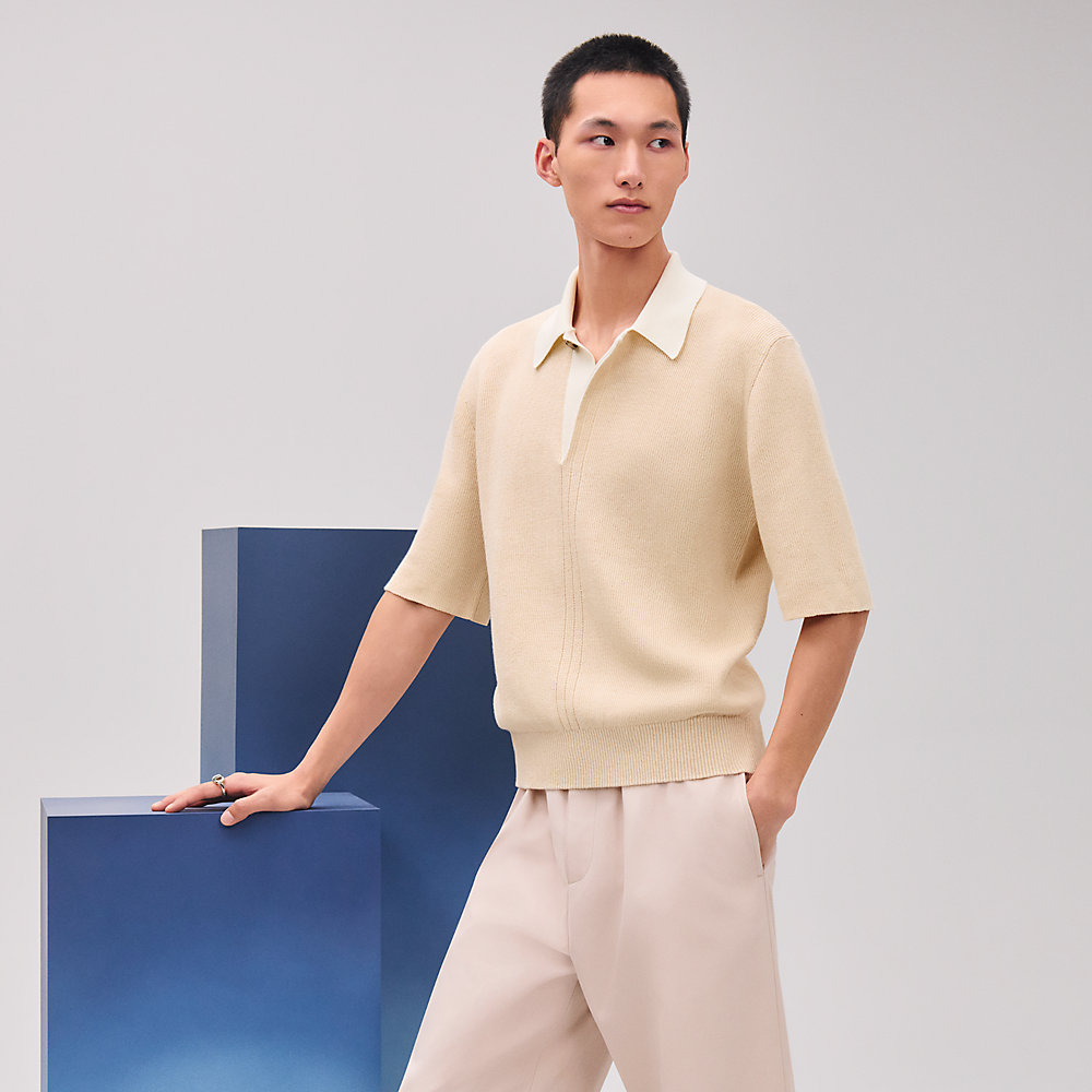 Hermes Cashmere polo - ShopStyle Tops