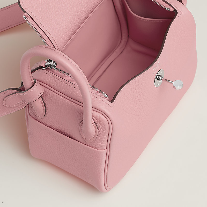 ピンクサテンミニバック Lindy II mini bag | Hermès USA