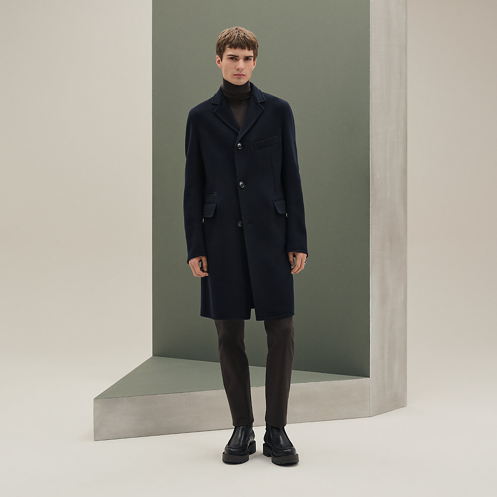 Liverpool cashmere coat - Grey - 58 | Hermès USA