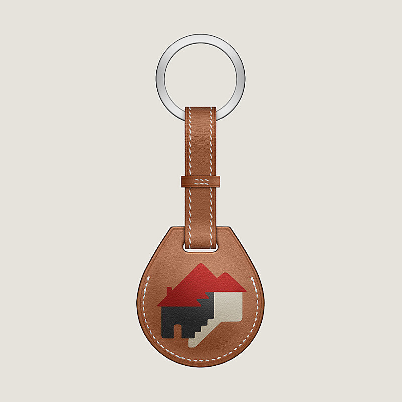 Llavero Apple AirTag Hermès