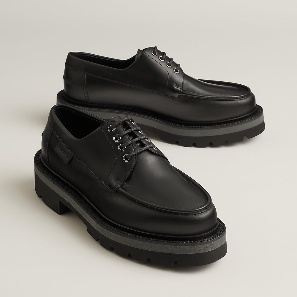 【50s'】Eurovintageオランダ軍＂シビルディフェンス\" 墨黒（52） Locker derby shoe - Black | Hermès Macau SAR