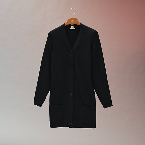 hermes long cardigan