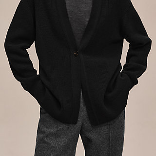 トップス HERMES by margiela silk Cardigan black Shirt cardigan - Black | Hermès USA