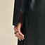 Long leather coat, View: Worn, worn, view 7 of 7