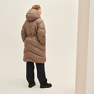 Long reversible puffer coat | Hermès USA