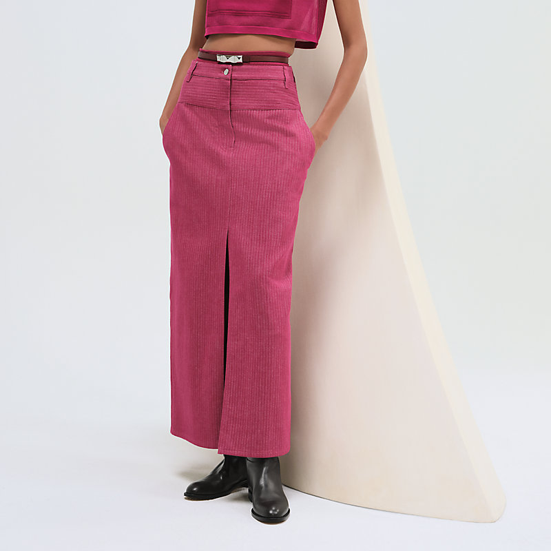 Long skirt - Pink | Hermès Finland