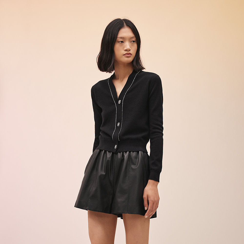 Long-sleeve cardigan | Hermès Malaysia