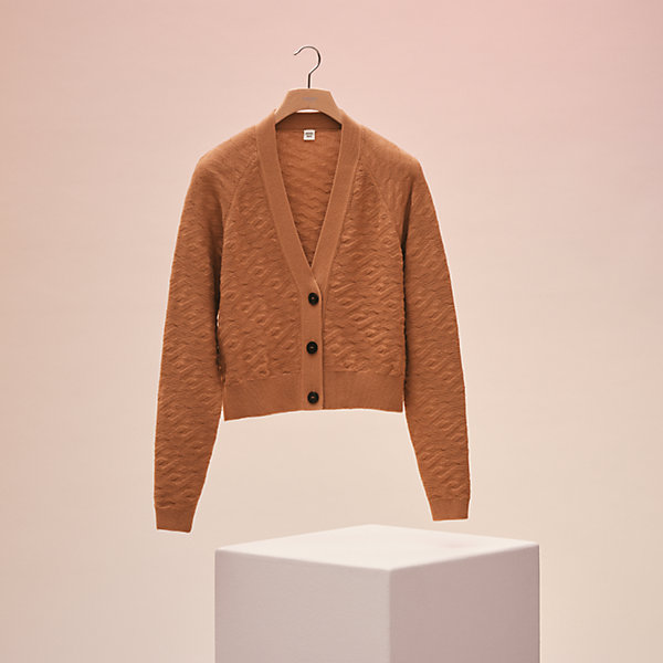 hermes long cardigan