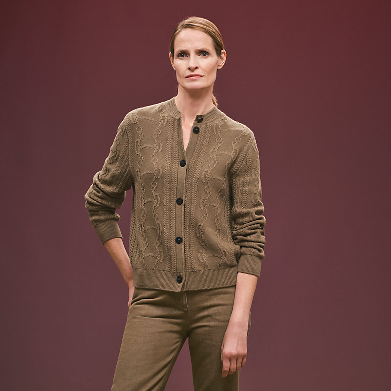 Long-sleeve cardigan | Hermès Hong Kong SAR