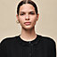 Long-sleeve cardigan with ruffled details, View: Worn, worn, view 4 of 5