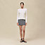 Long-sleeve cardigan with ruffled details, View: Worn, worn, view 1 of 5