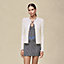 Long-sleeve cardigan with ruffled details, View: Worn, worn, view 2 of 5