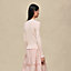 Long-sleeve cardigan with ruffled details, View: Worn, worn, view 3 of 5
